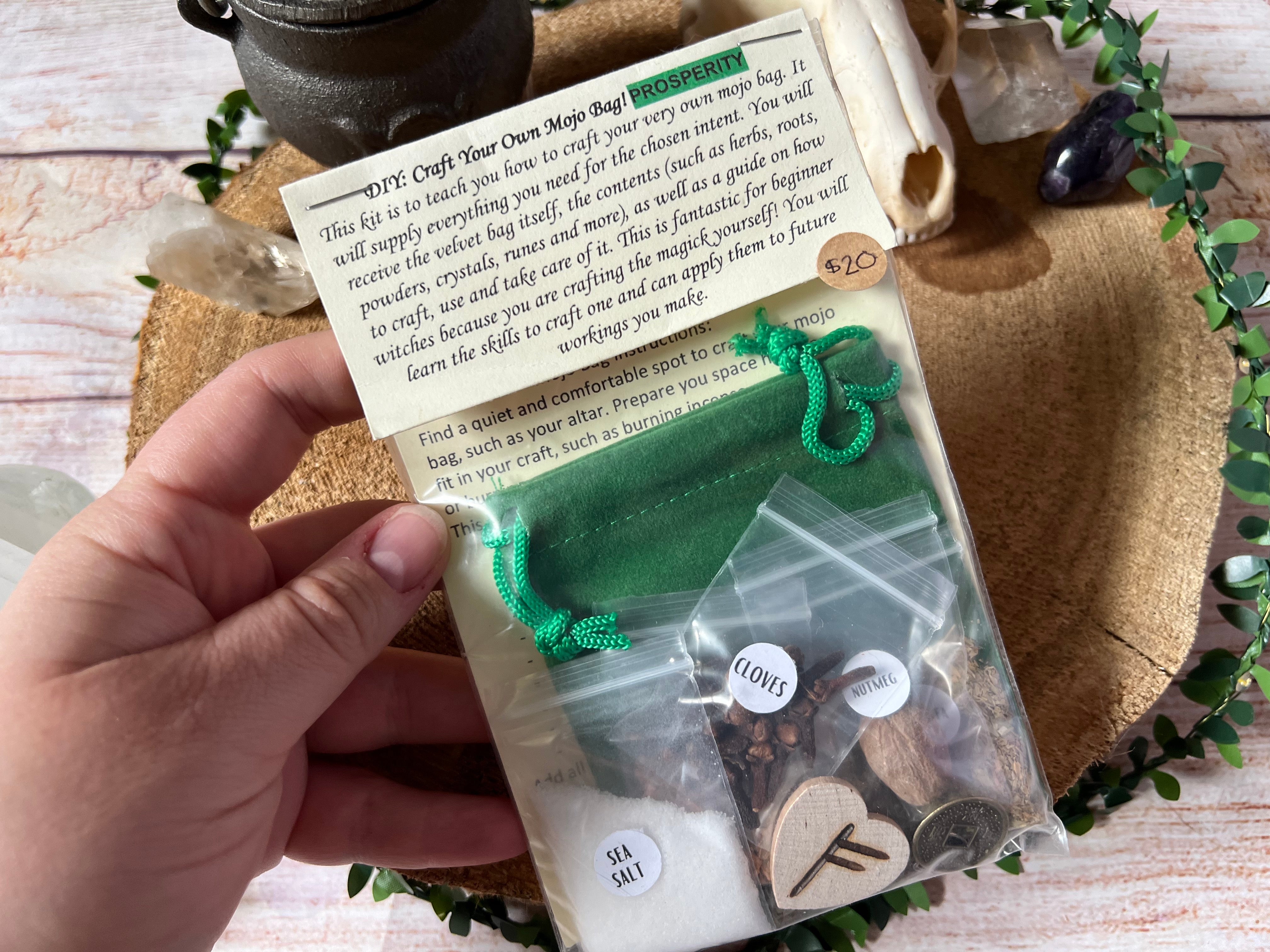Craft Your Own Mojo Bags- Choose Your Intention