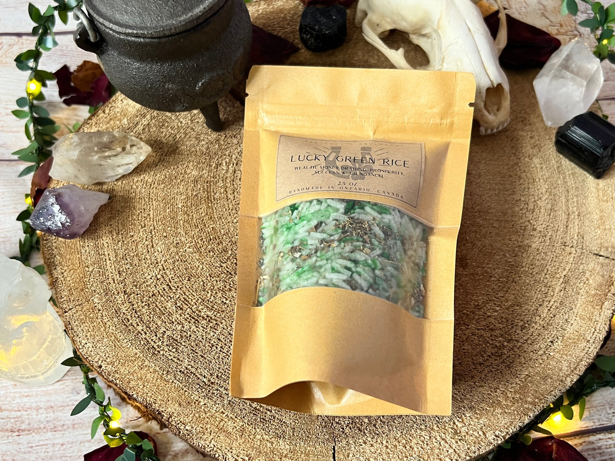 Green Rice (1 oz) - Ritual Rice for Attraction