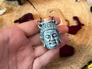 Buddha Amulet Spell Bottle Necklace