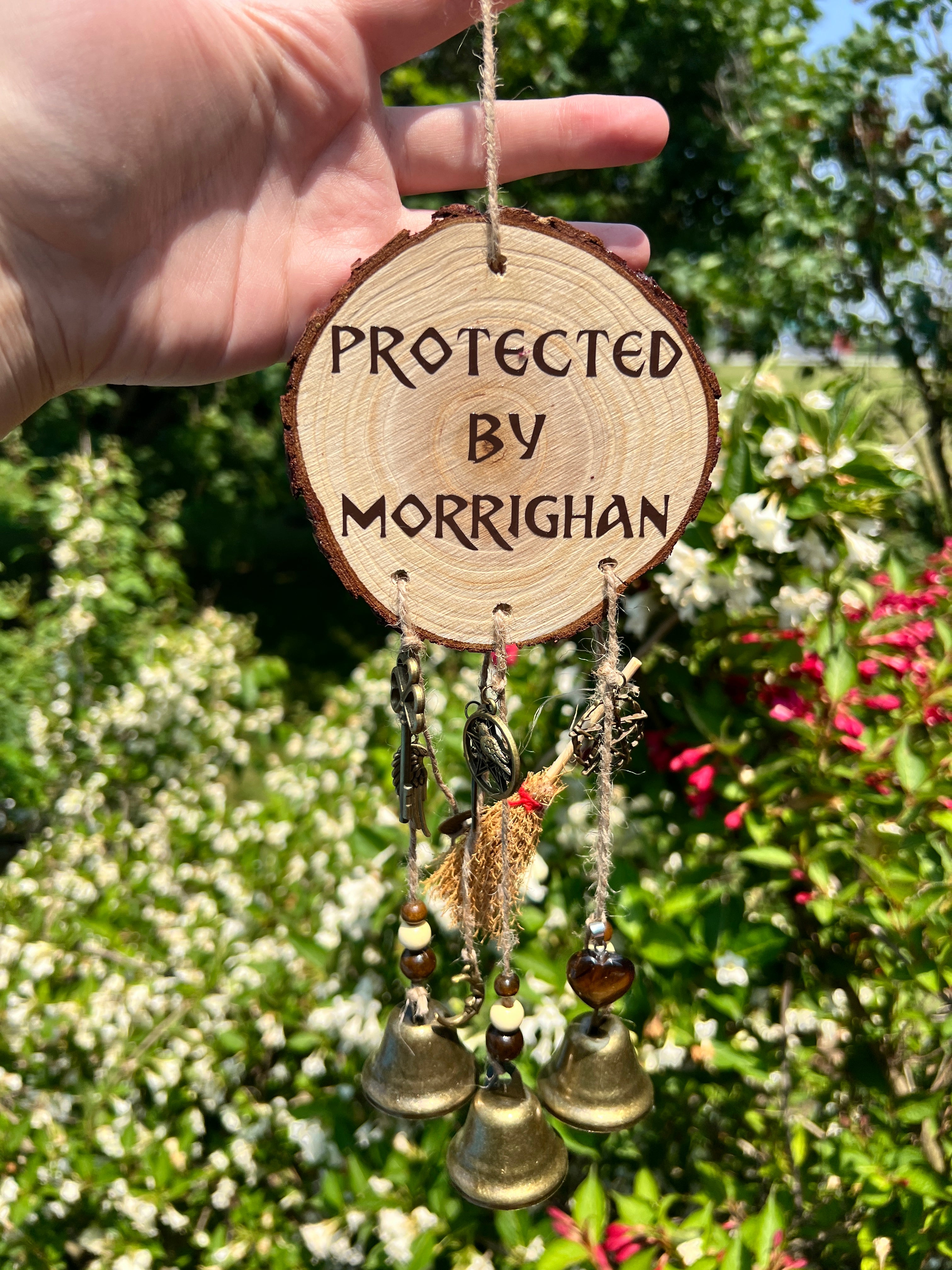 Handmade Witches Bells- Protected by Morrighan