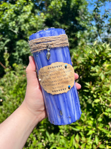 Dressed Healing Candle with Spell Scroll