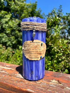 Dressed Healing Candle with Spell Scroll