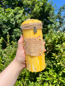 Dressed Success Candle with Spell Scroll