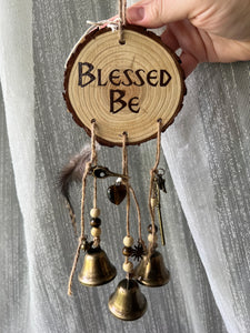 Handmade Witches Bells- Blessed Be