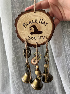 Handmade Witches Bells- Black Hat Society