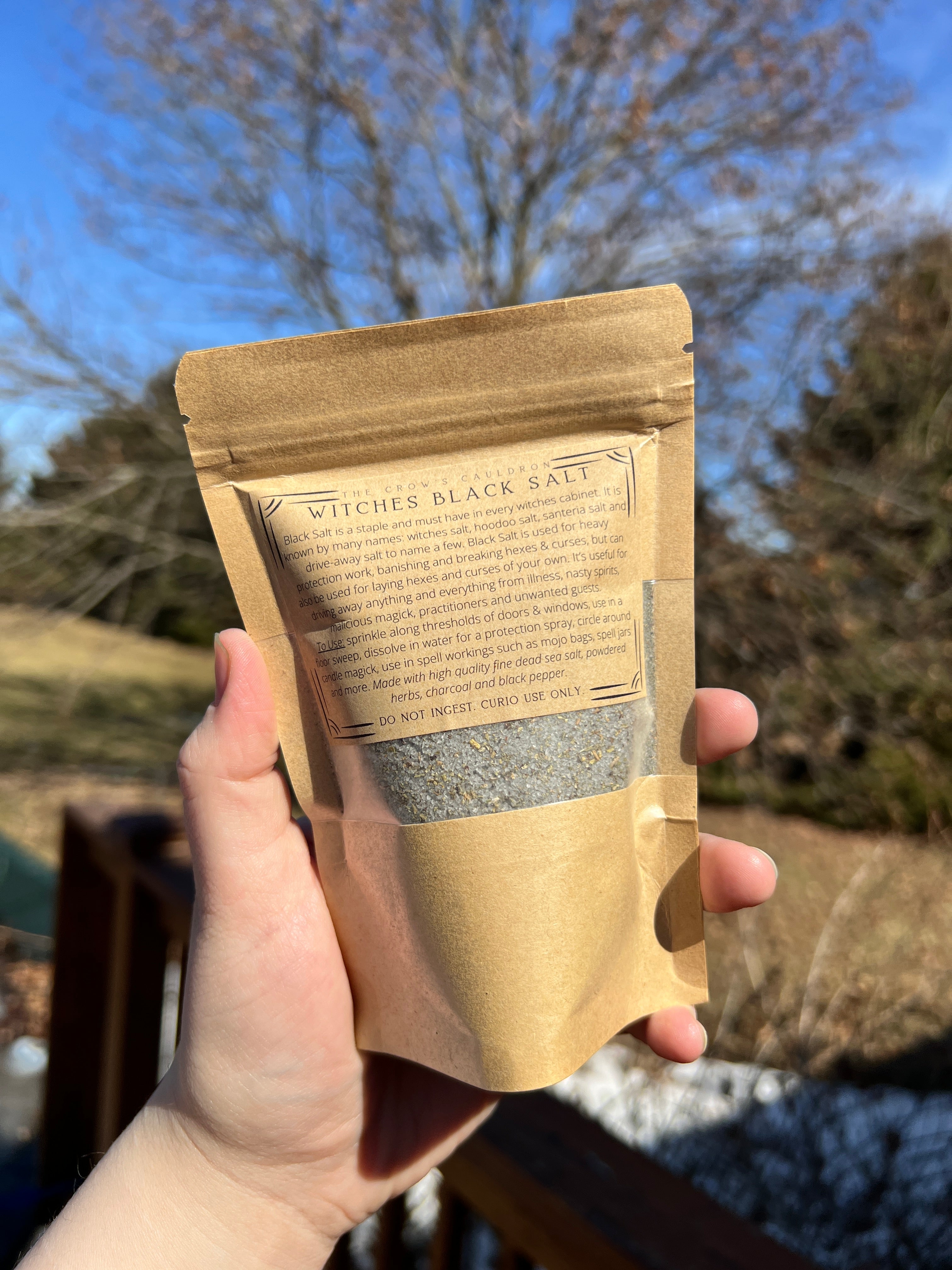 Witches Black Salt
