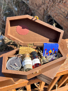 Coffin Travelling Witch Altar XL