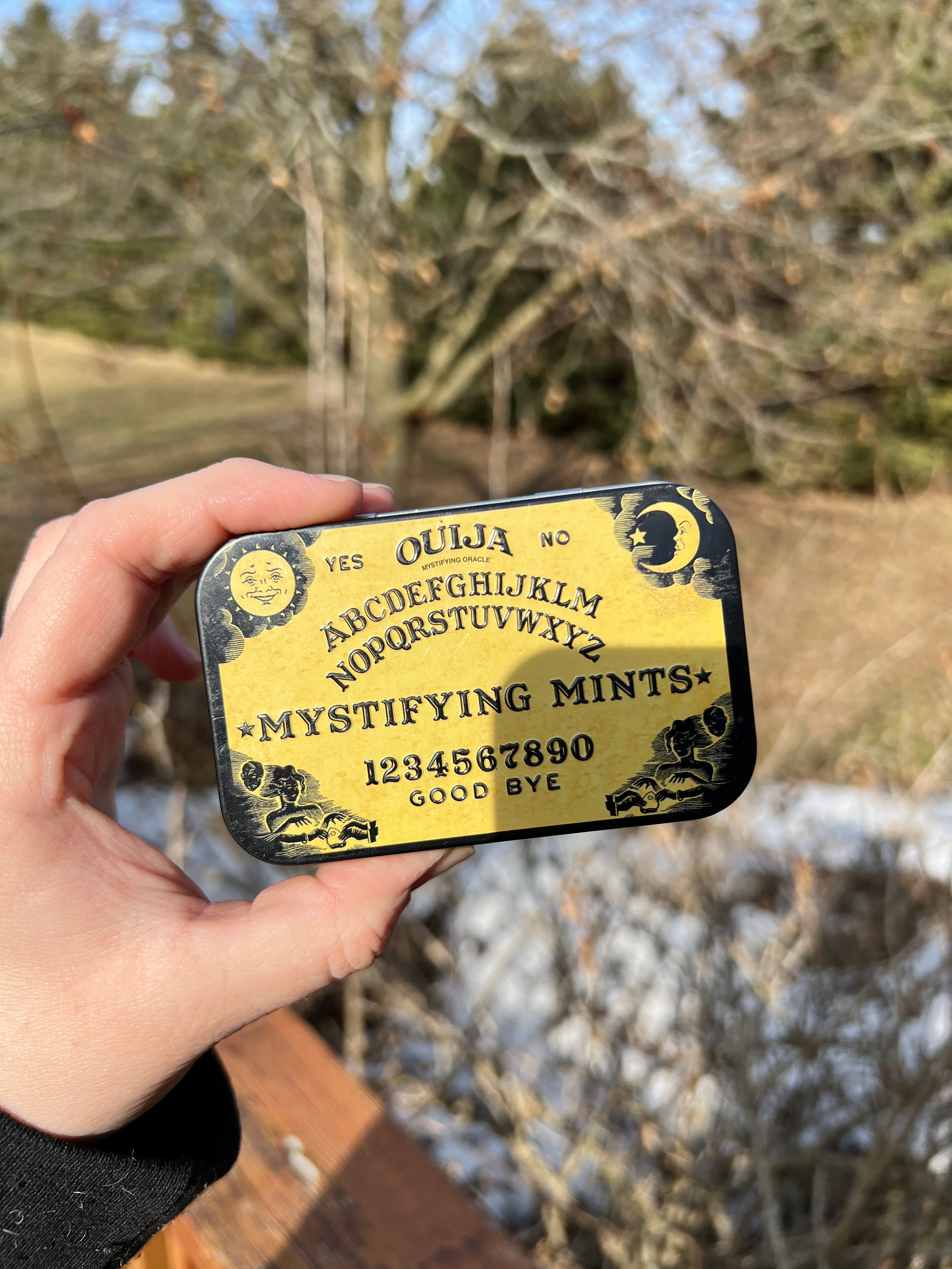 Ouija Tin Travelling Witch Altar