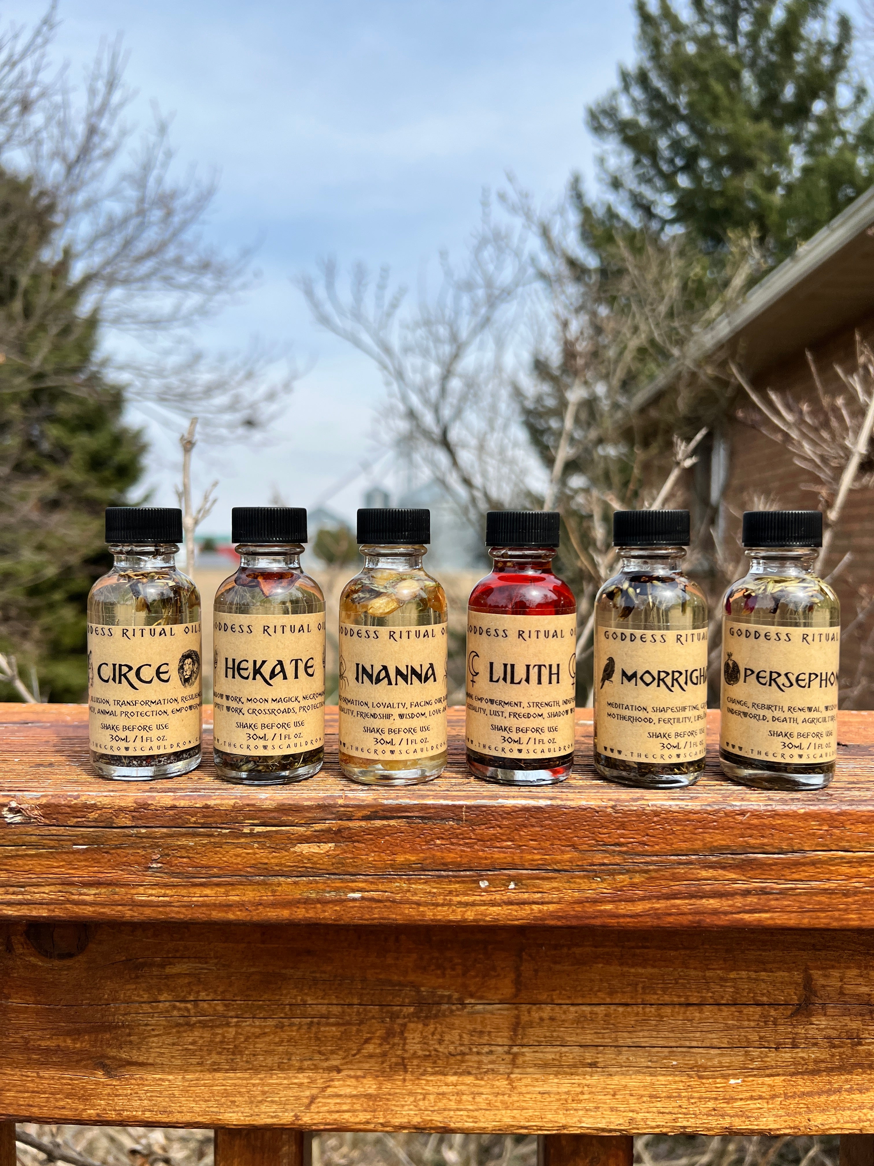 Dark Goddess Ritual Oils