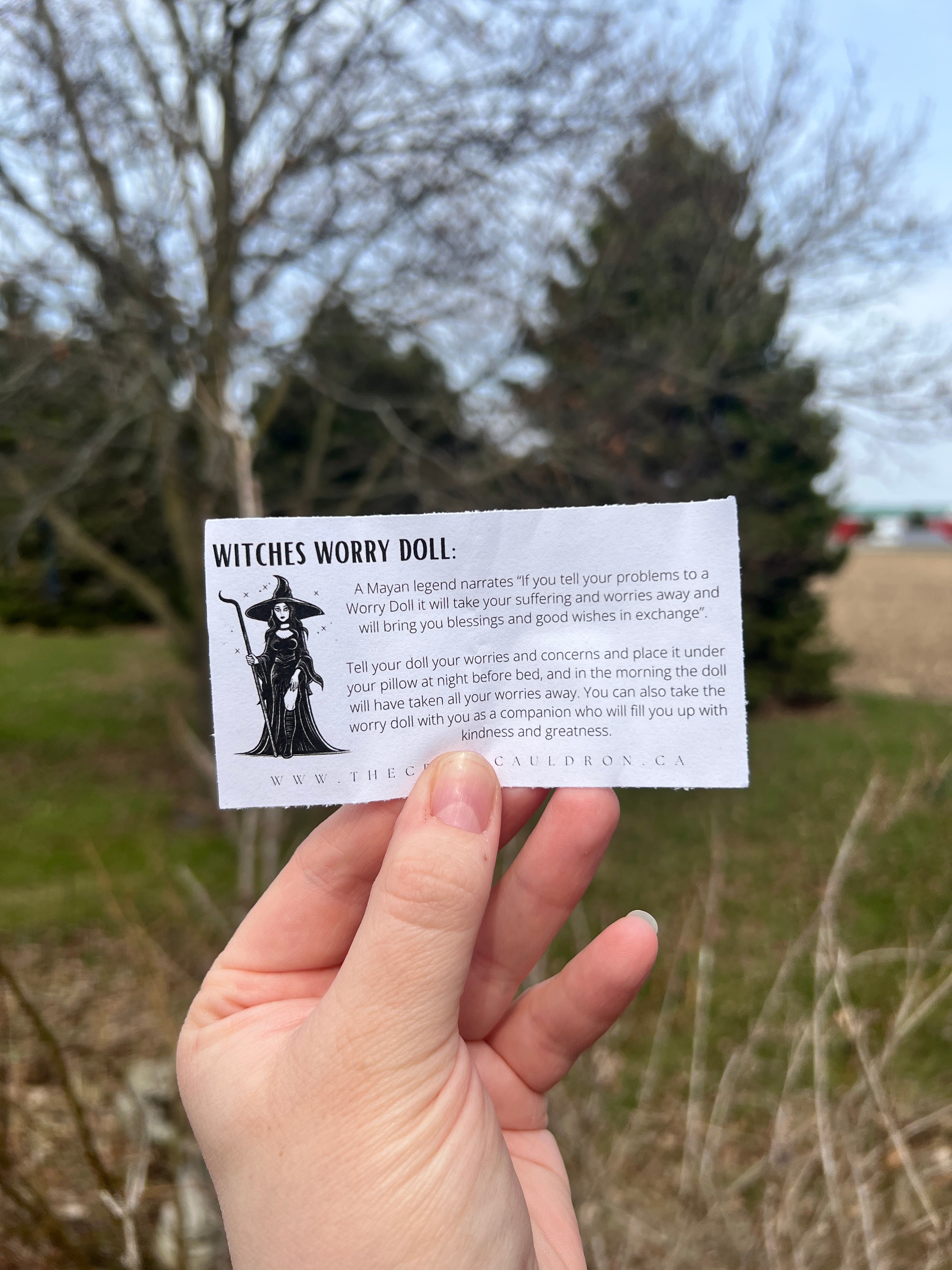 Witches Worry Doll