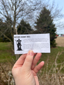Witches Worry Doll