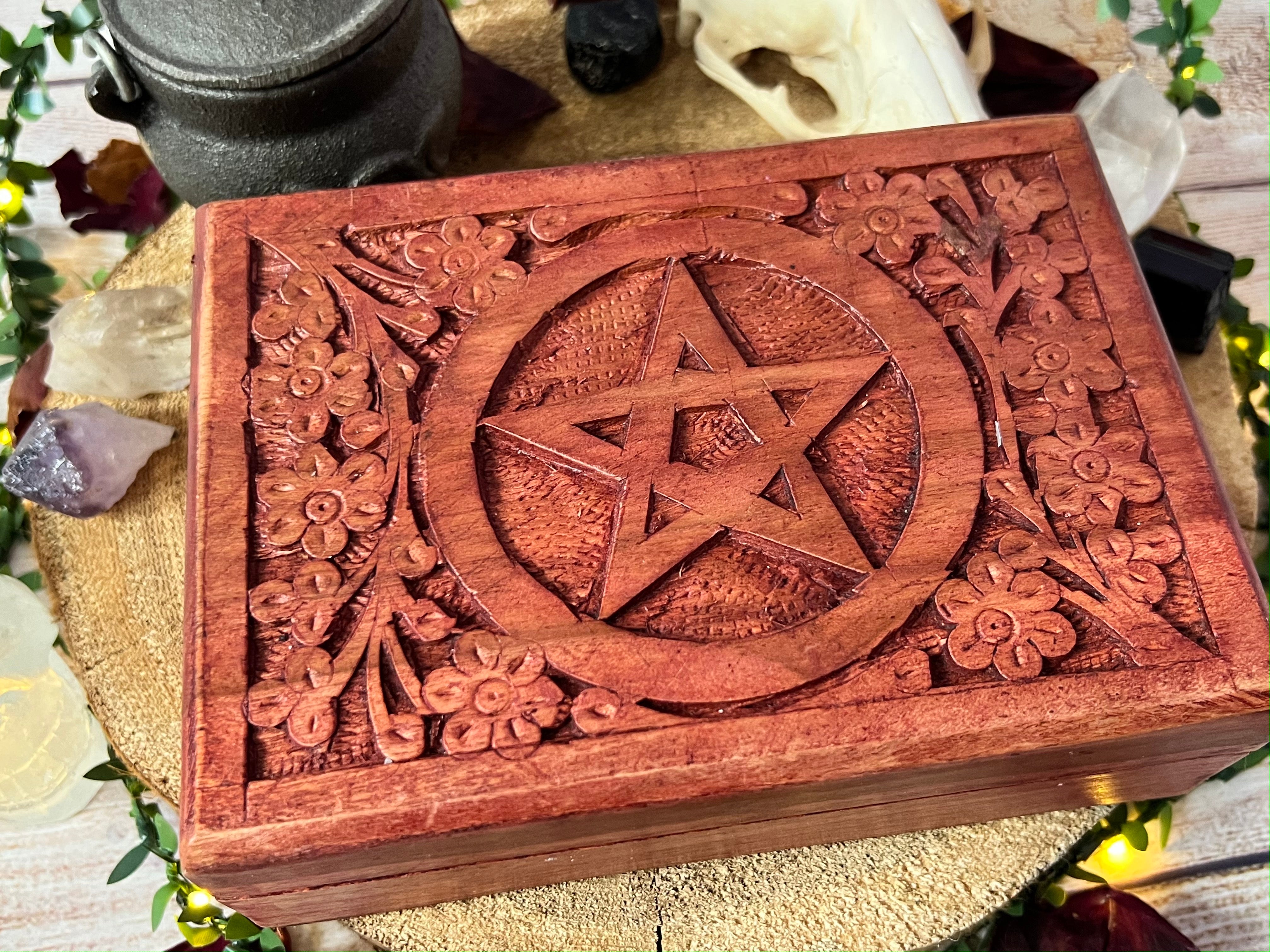 Wood Pentacle Box