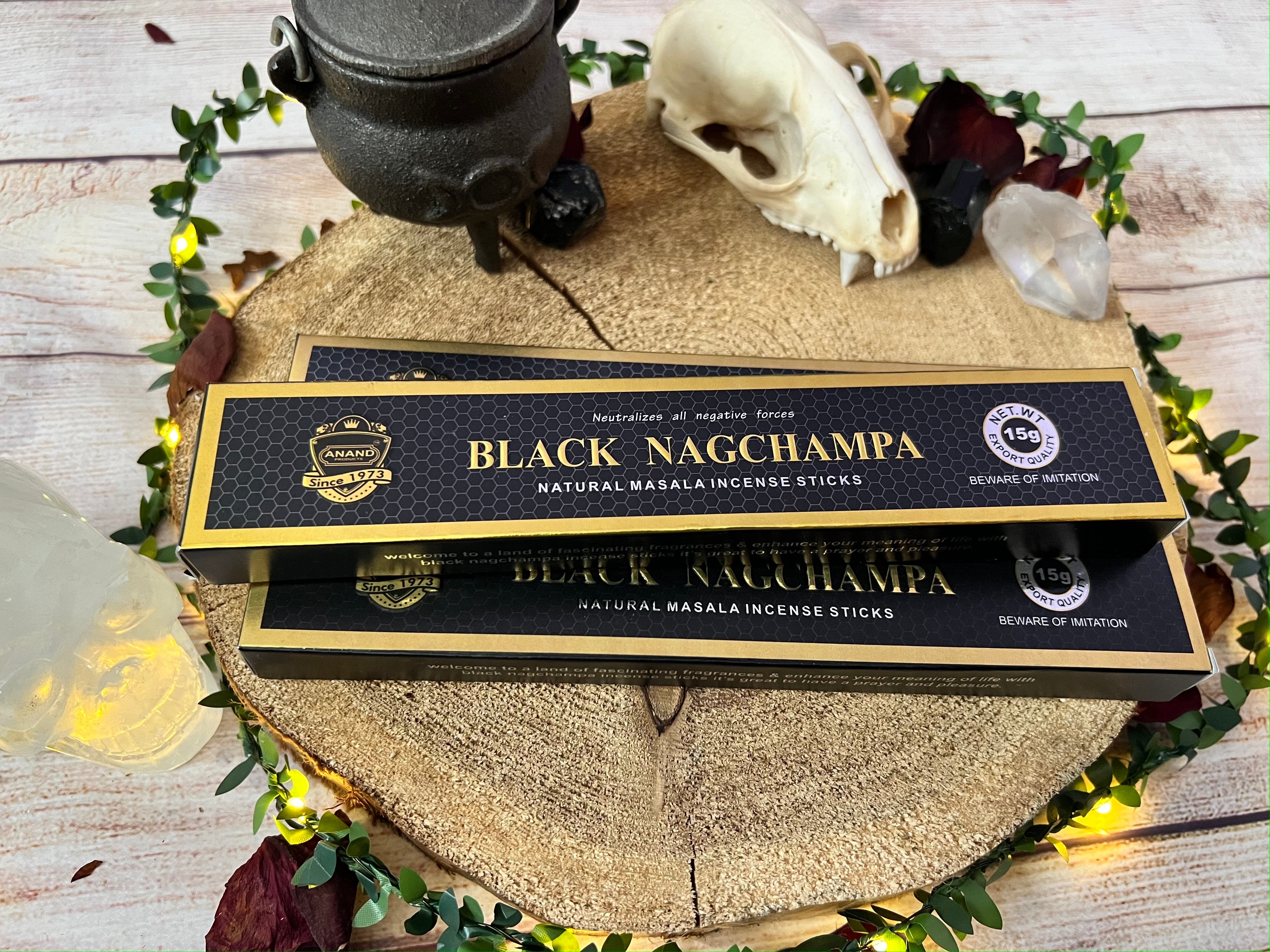 Black Nag Champa - Premium Incense Sticks