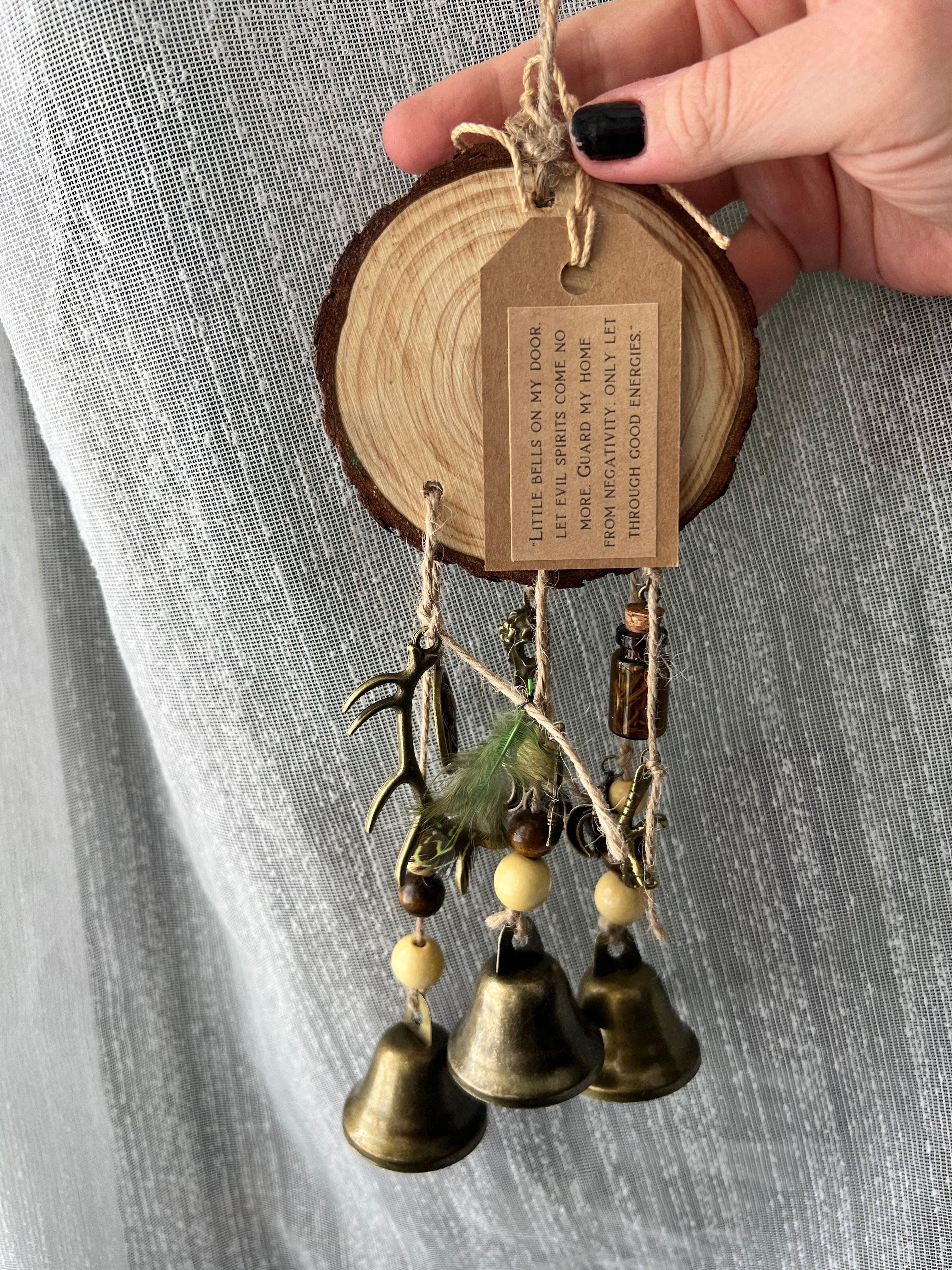 Handmade Witches Bells- Green Witch – The Crow's Cauldron